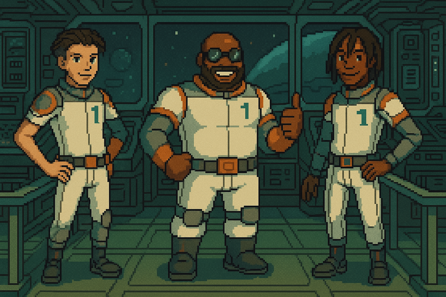 My sons and I are always ready for the next jump!