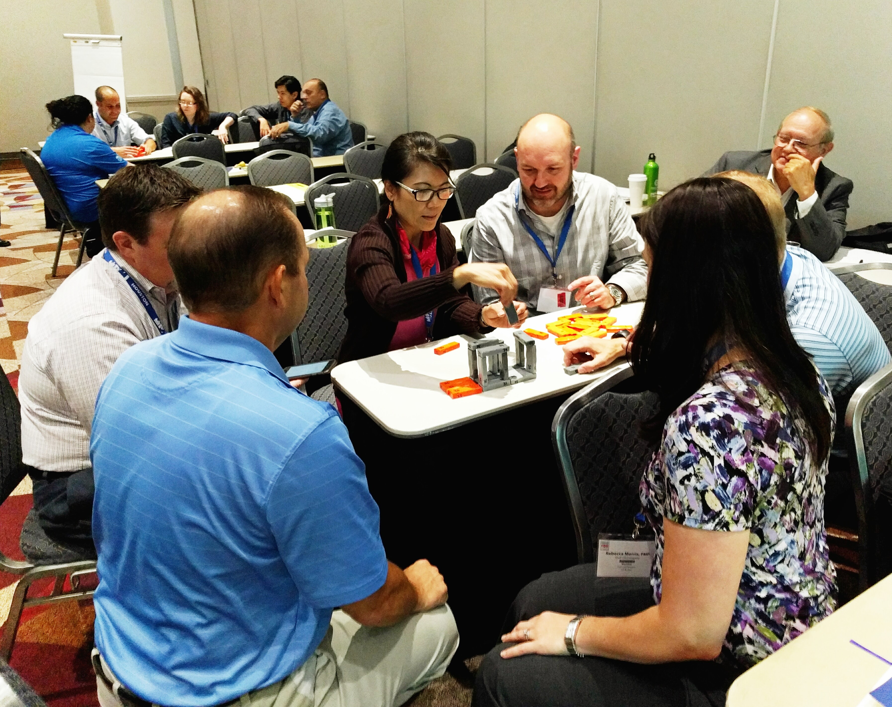 Attendees of my Hands On Agile Workshop at the PMI Houston Conference